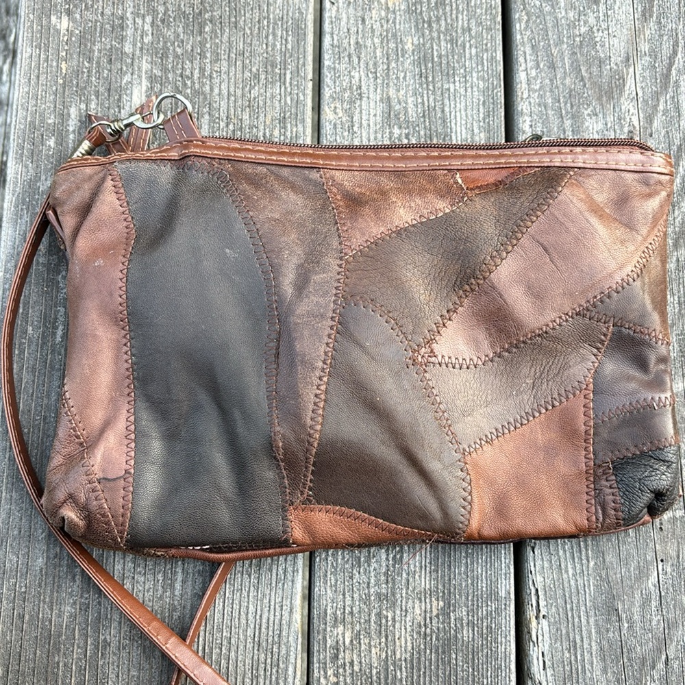 Patchwork Leather Purse - image 5